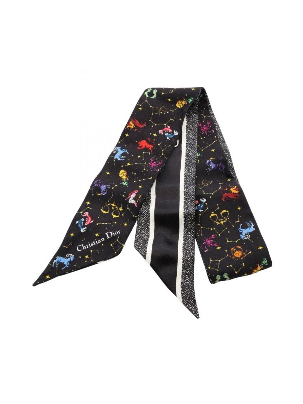 Dior Scarf Mitzah Ribbon Silk